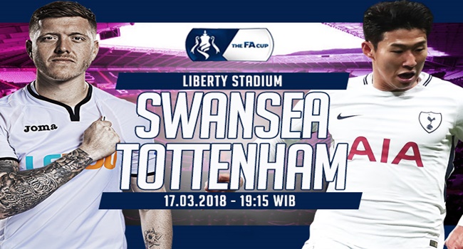 Prediksi Swansea City vs Tottenham Hotspur 17 Maret 2018